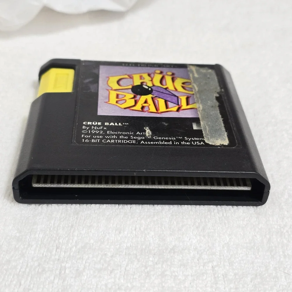 Crue‎ Ball (Sega Genesis, 1992) CARTRIDGE ONLY